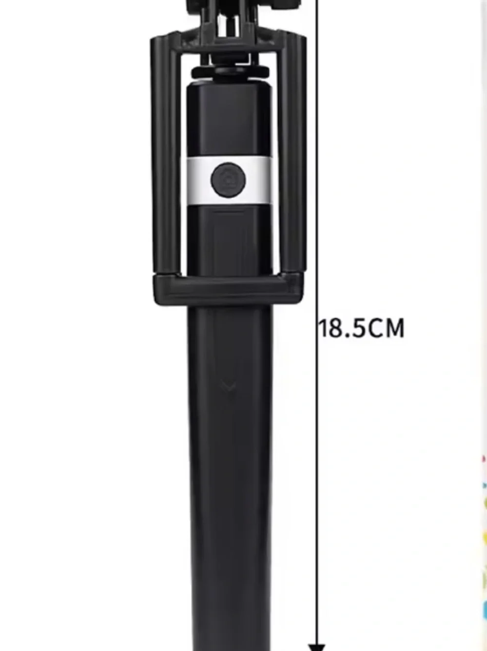 iPhone Blue Compact Selfie Stick with Wired Shutter